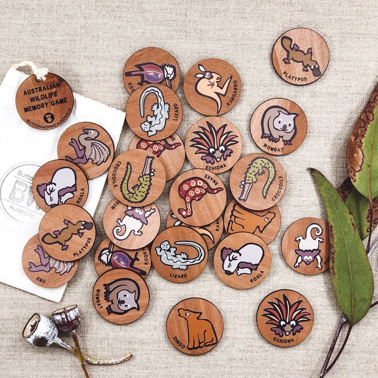 Memory Game Jolly Animals - Buttonworks - Image 3