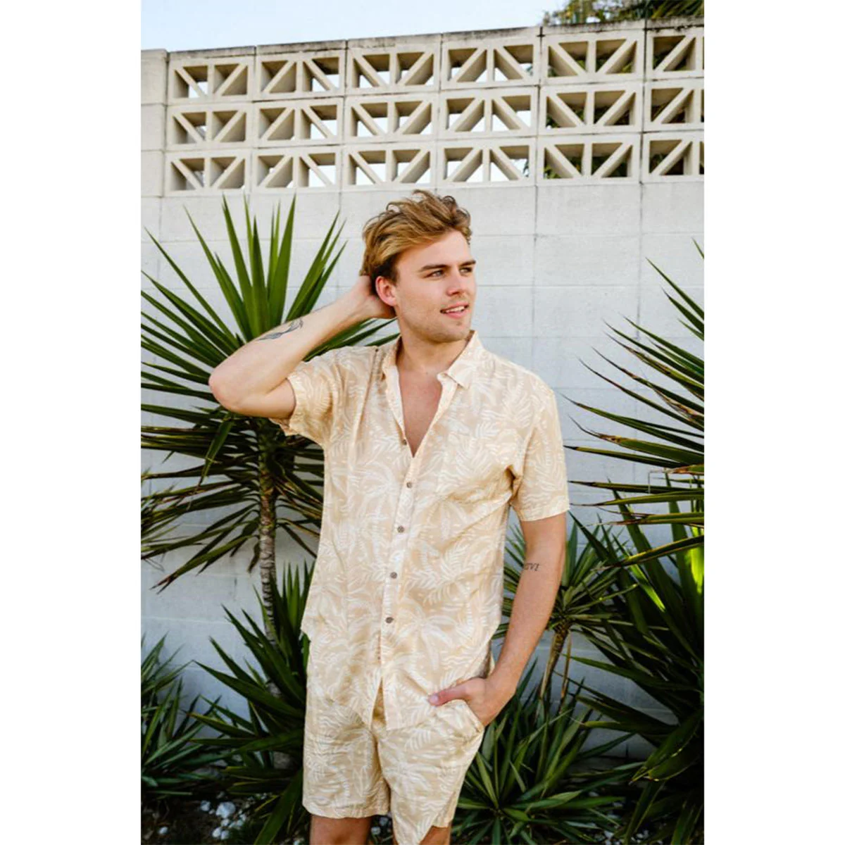 Men's Walk Shorts Sandy Palms - Peggy & Finn