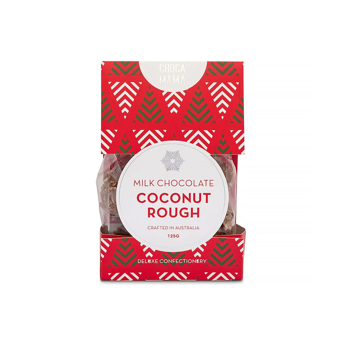 Milk Chocolate Coconut Rough Box 125g - Chocamama