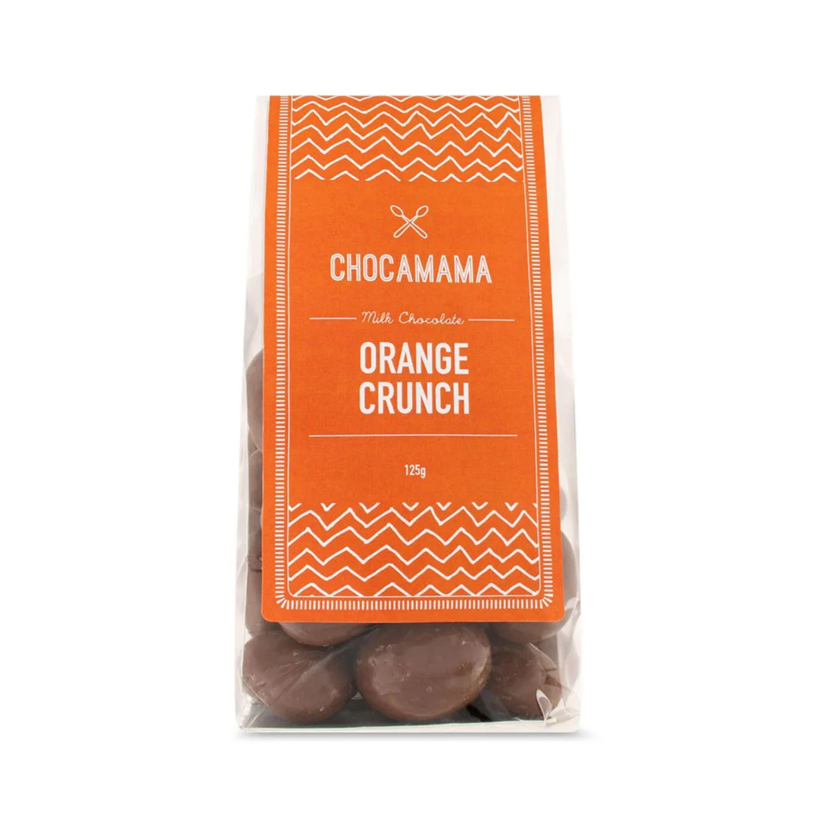 Milk Chocolate Orange Crunch 125g - Chocamama