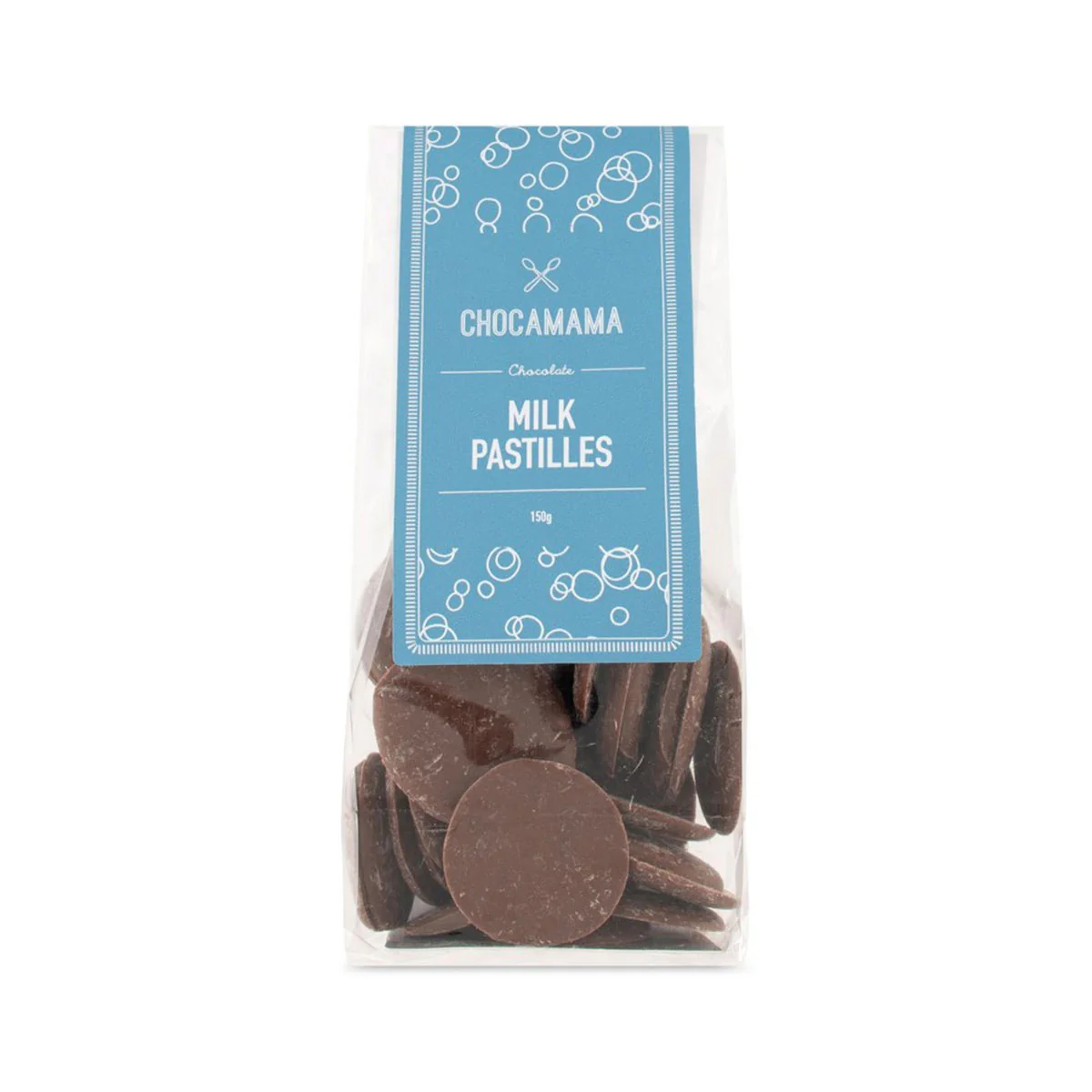 Milk Chocolate Pastilles 150g - Chocomama