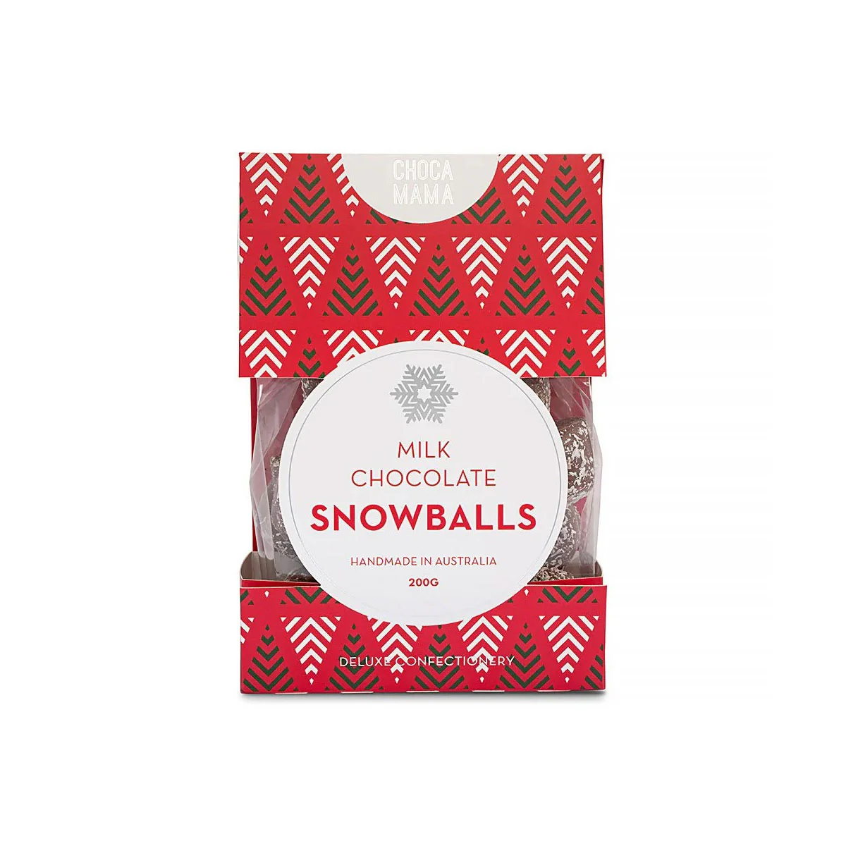 Milk Chocolate Snowballs Box 200g - Chocamama