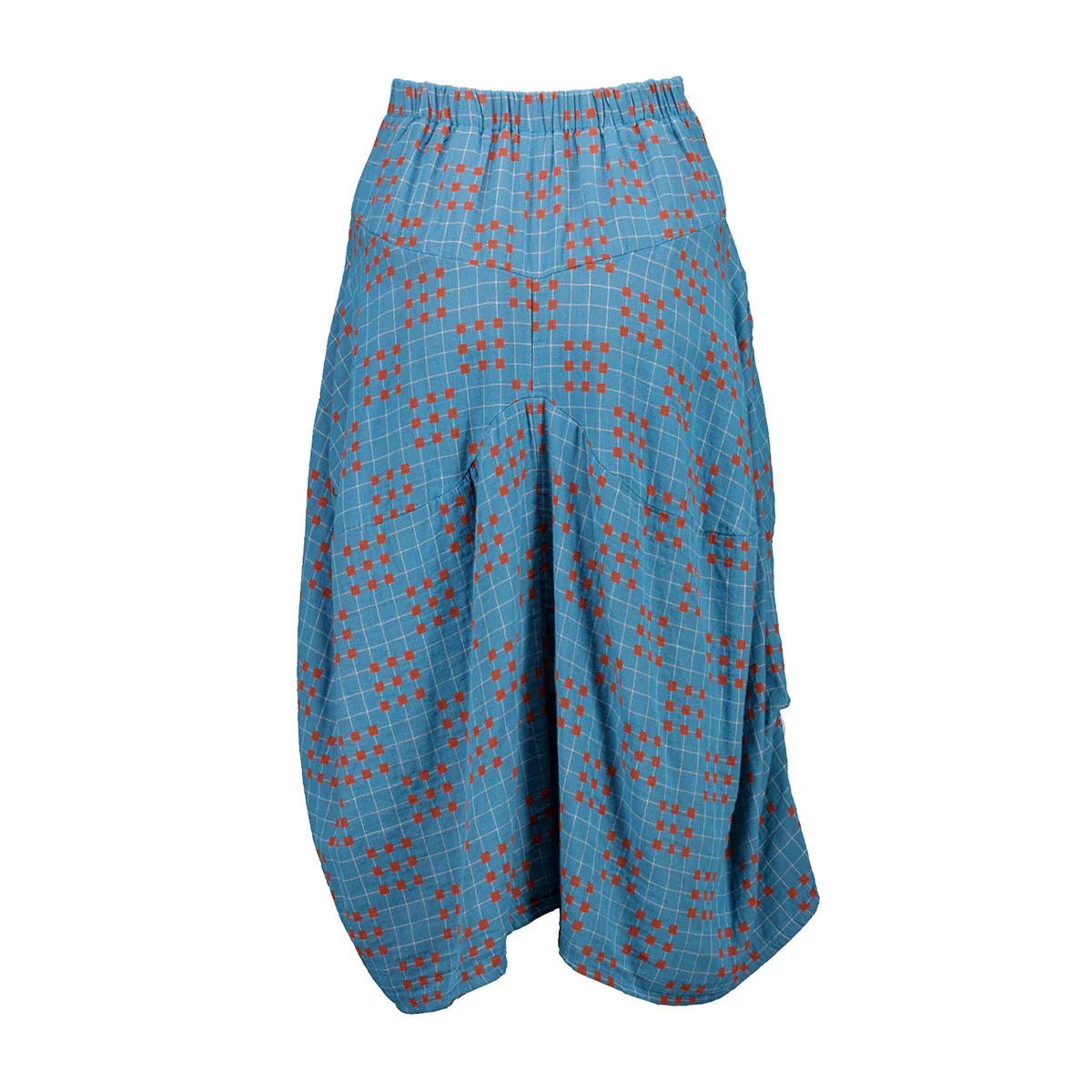 Milwaukee Network Blue Skirt in Woven Cotton M - Image 2