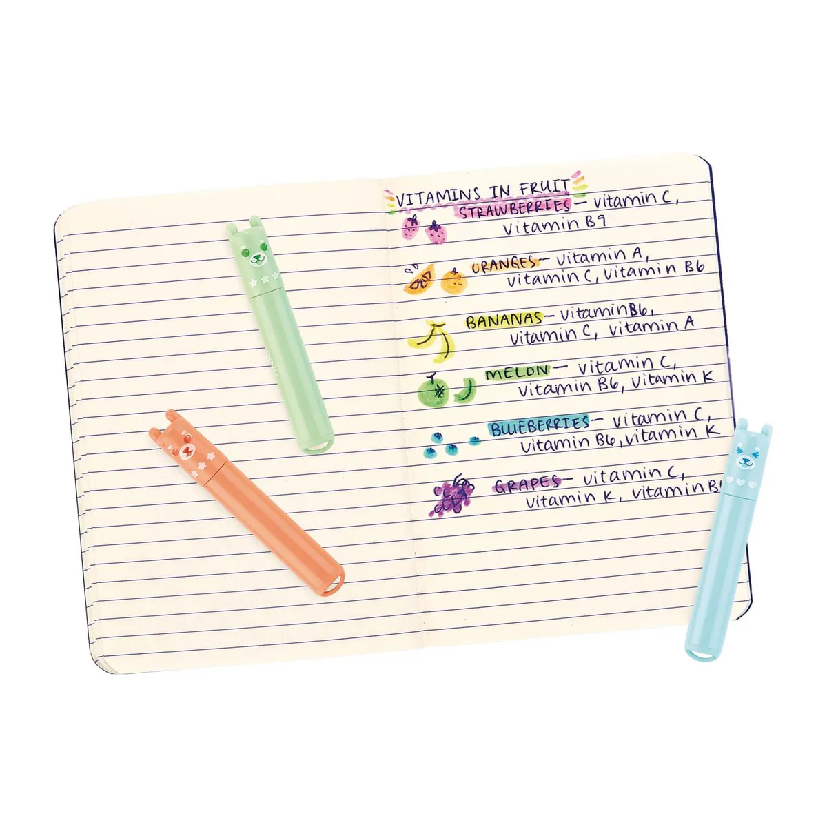 Mini Beary Highlighters  -  Bobangles - Image 2