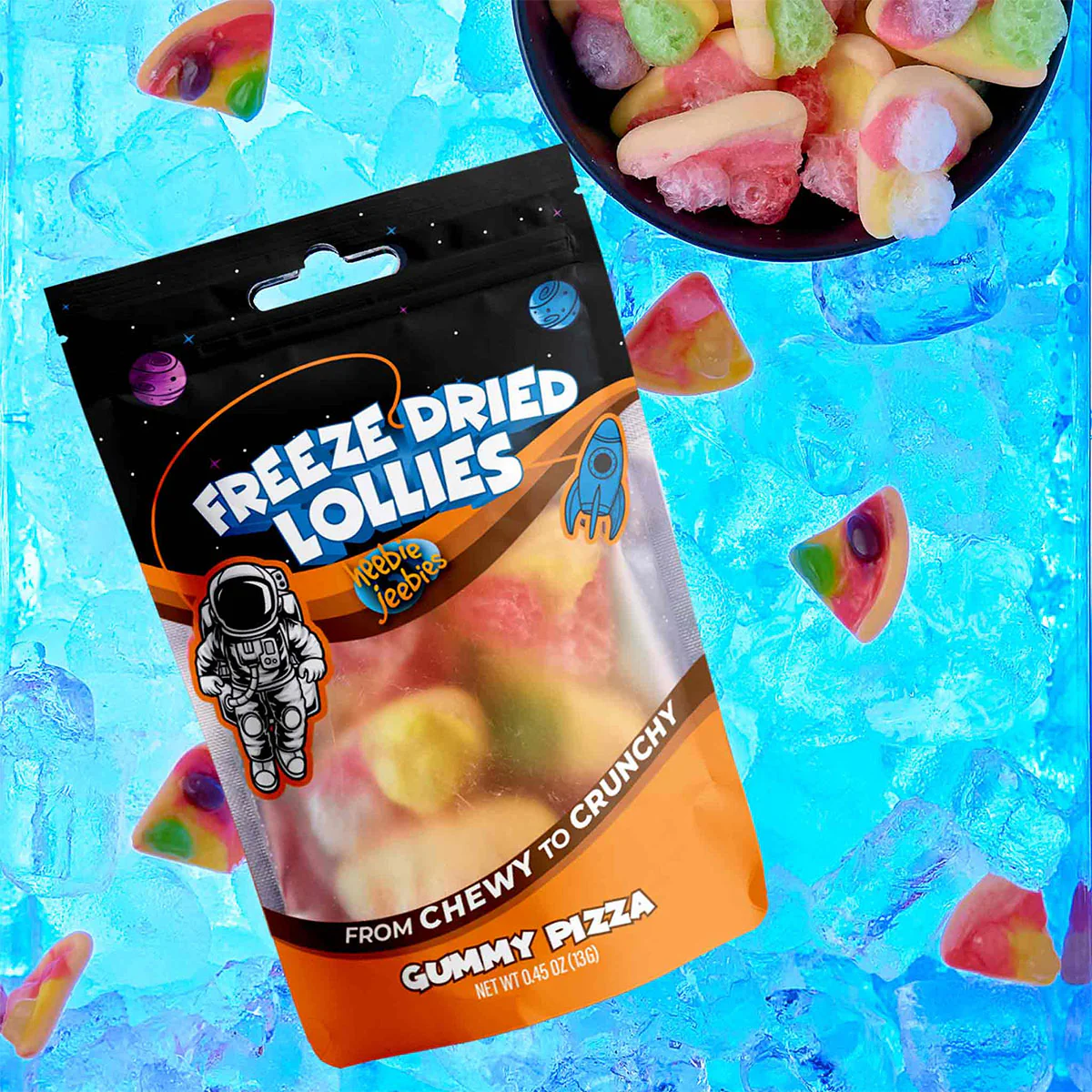 Mini Gummy Pizza Freeze Dried