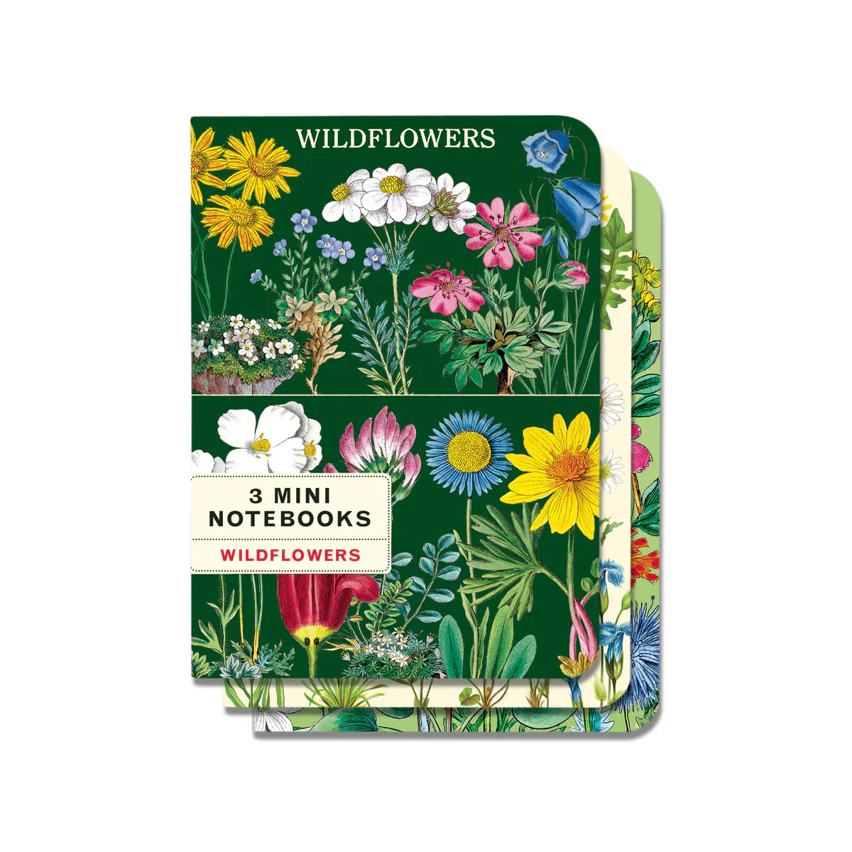 Mini Notebook 3 Set Wildflowers 2 - Bobangles
