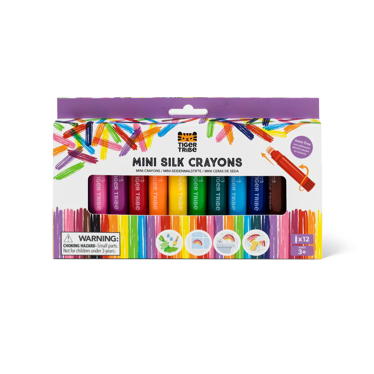 Mini Silk Crayons - Tiger Tribe