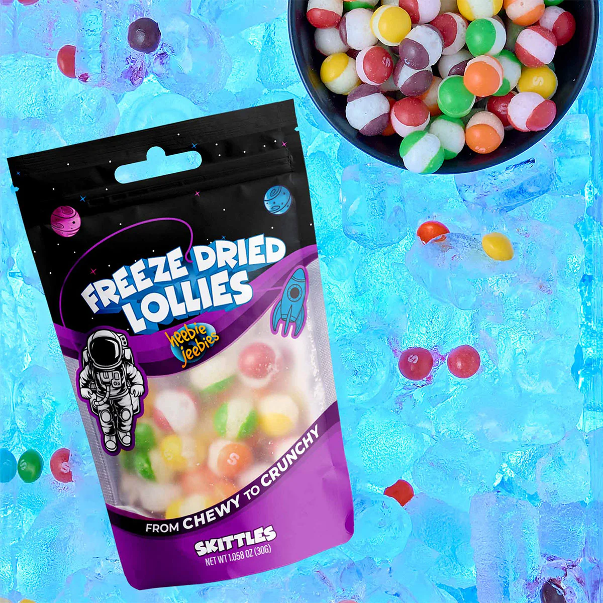 Mini Skittles Freeze Dried