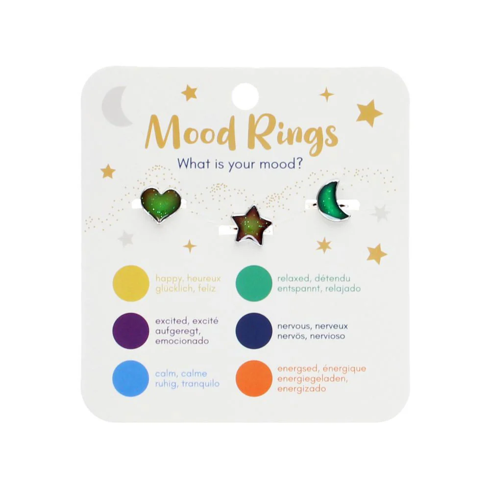 Mood Rings Glitter 3 Set - Bobangles