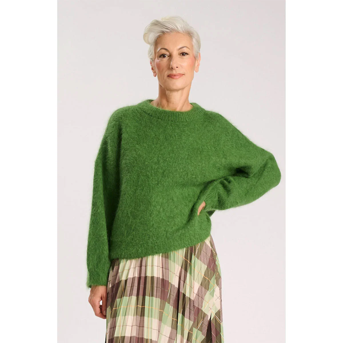 Montreal Knit Sweater Sage - Image 2