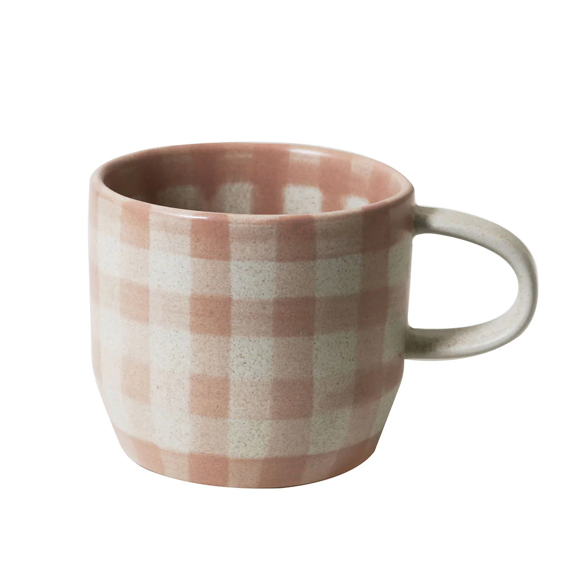 Mug Cat's Pyjamas Soft Terracotta Check - Robert Gordon