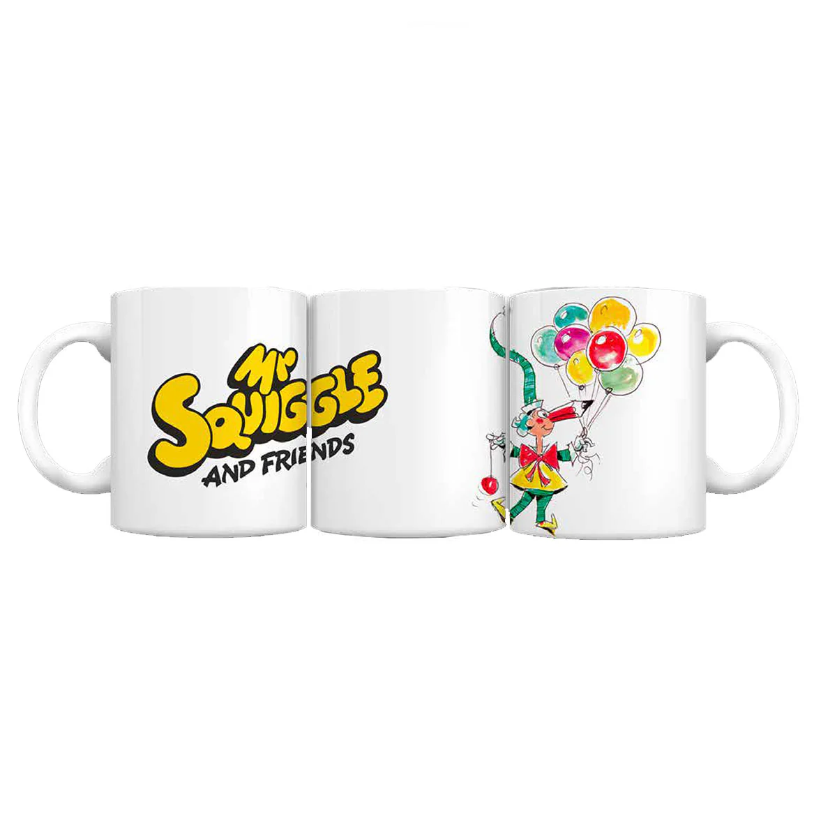 Mug Mr Squiggle with Balloons