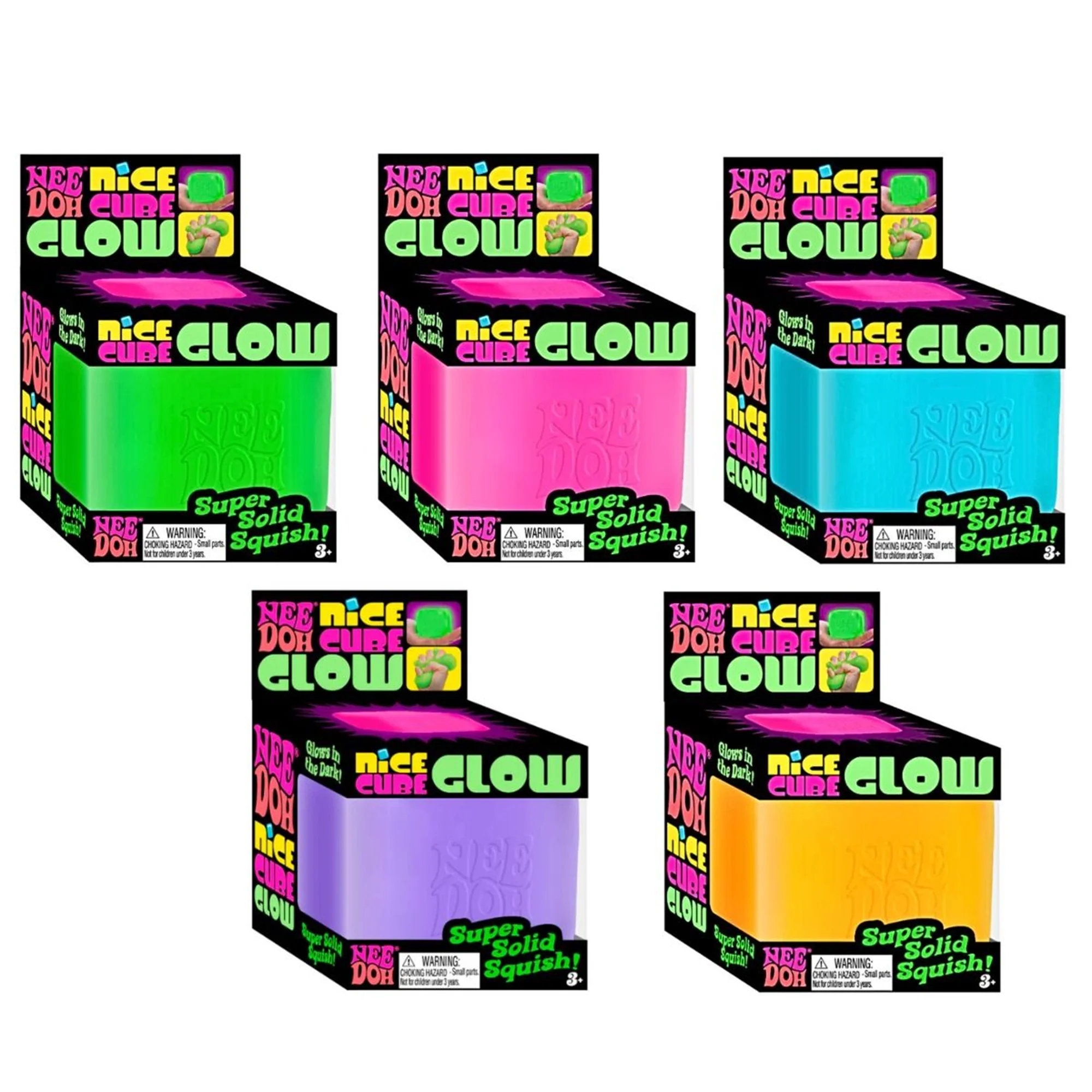 Nee Doh Glow Nice Cube - William Valentine - Image 2