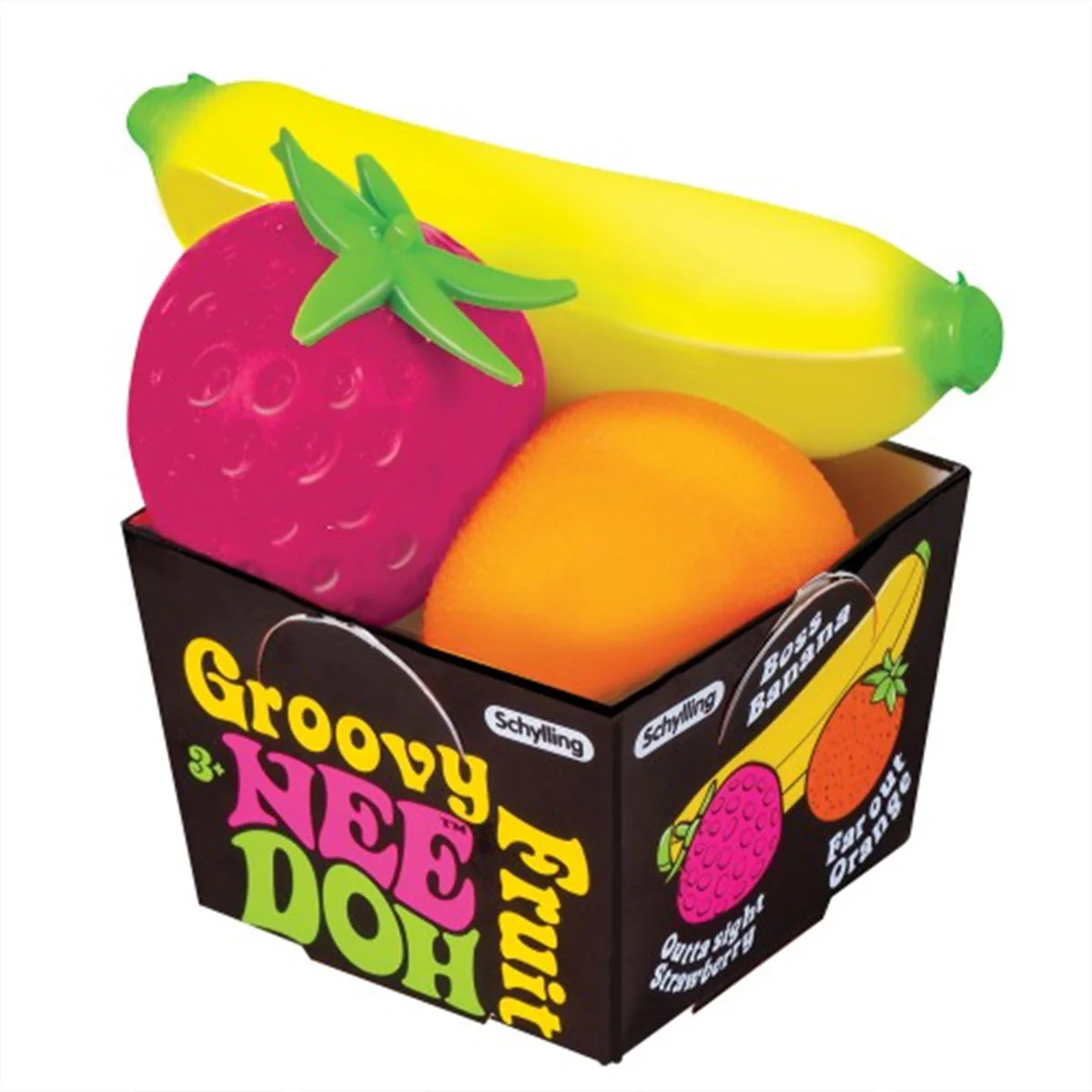 Nee Doh Groovy Fruit - WIlliam Valentine