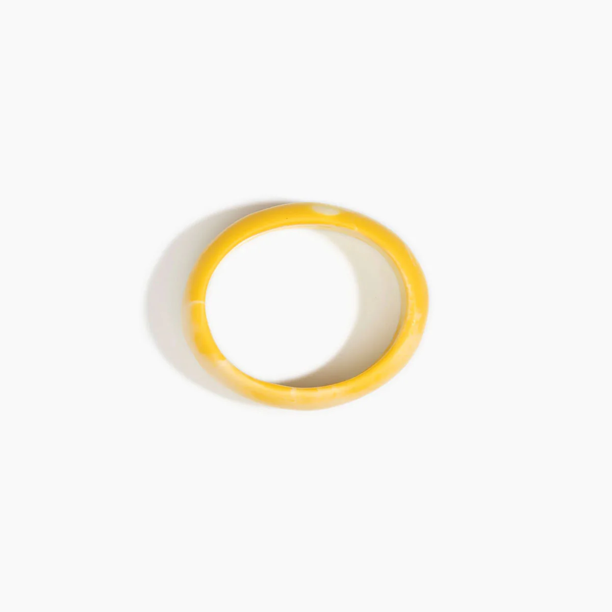 Oval Bangle Medium Daisy Narrow Fit - Dinosaur Designs - Image 2