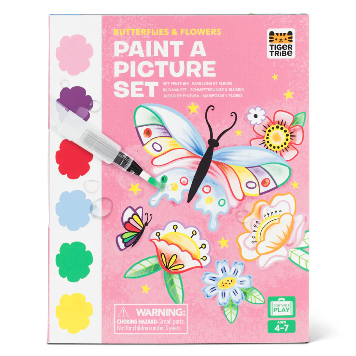 Paint A Picture Set Butterflies and Flowers - Tiger Tribe