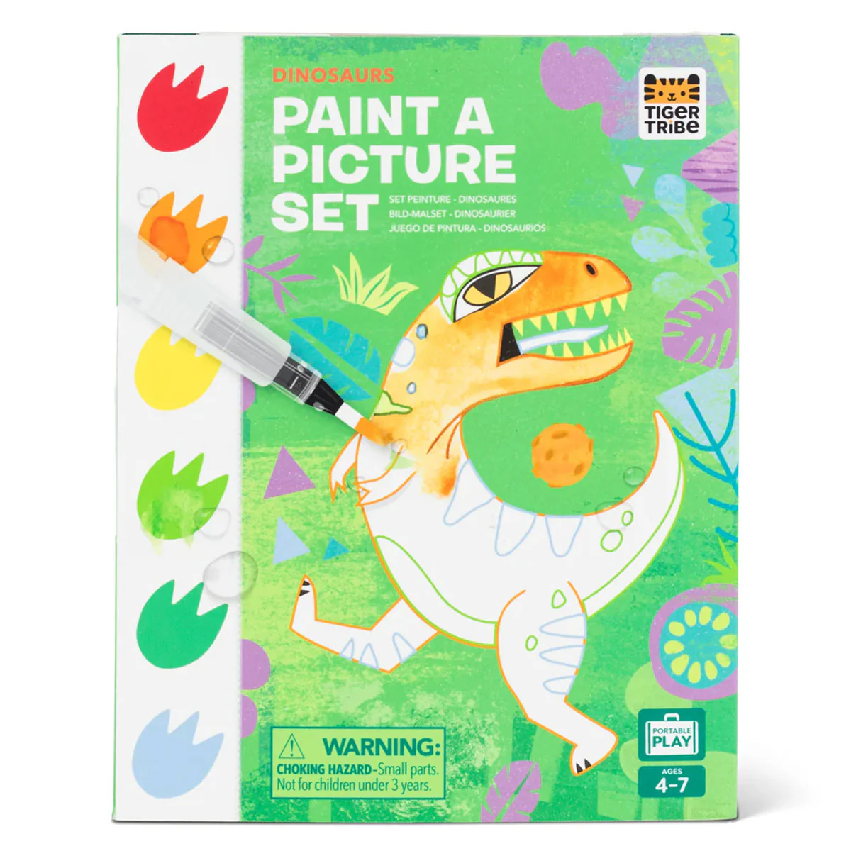 Paint A Picture Set Dinosaurs - Tiger Tribe
