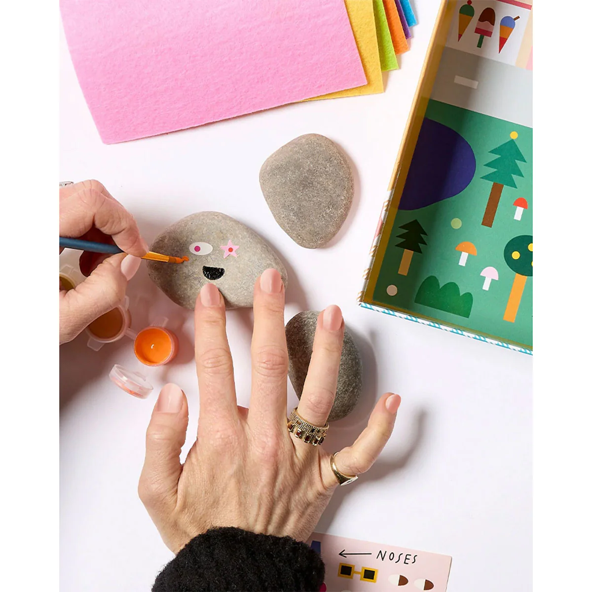Painting Kit Kids Rock Cool Faces - Journey Of Something - Image 2