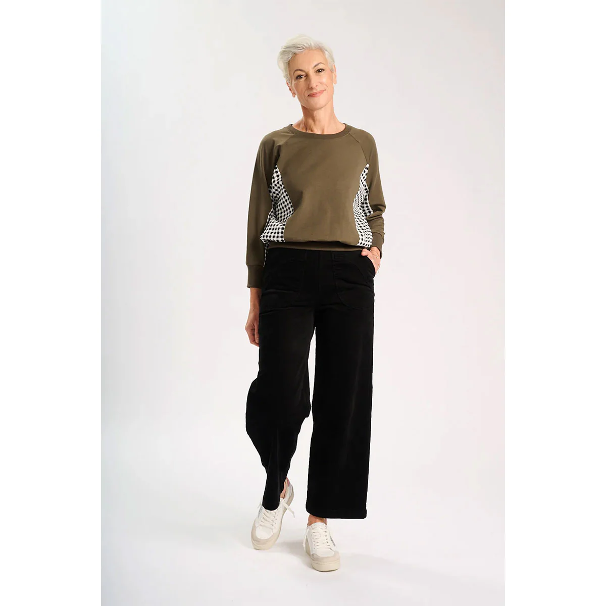 Pants Peggy Sue Black Velvet Corduroy - Image 2