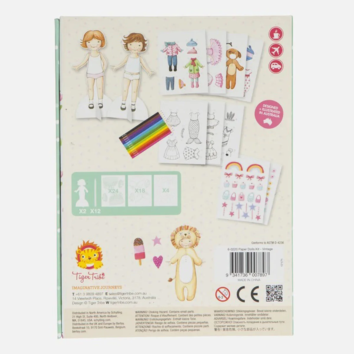 Paper Dolls Kit Vintage - Tiger Tribe - Image 4