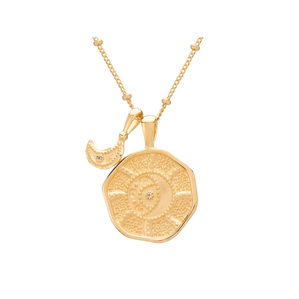 Pendant Daisy Hill Ethernal Harmony 18KT Yellow Gold Plate - Murkani