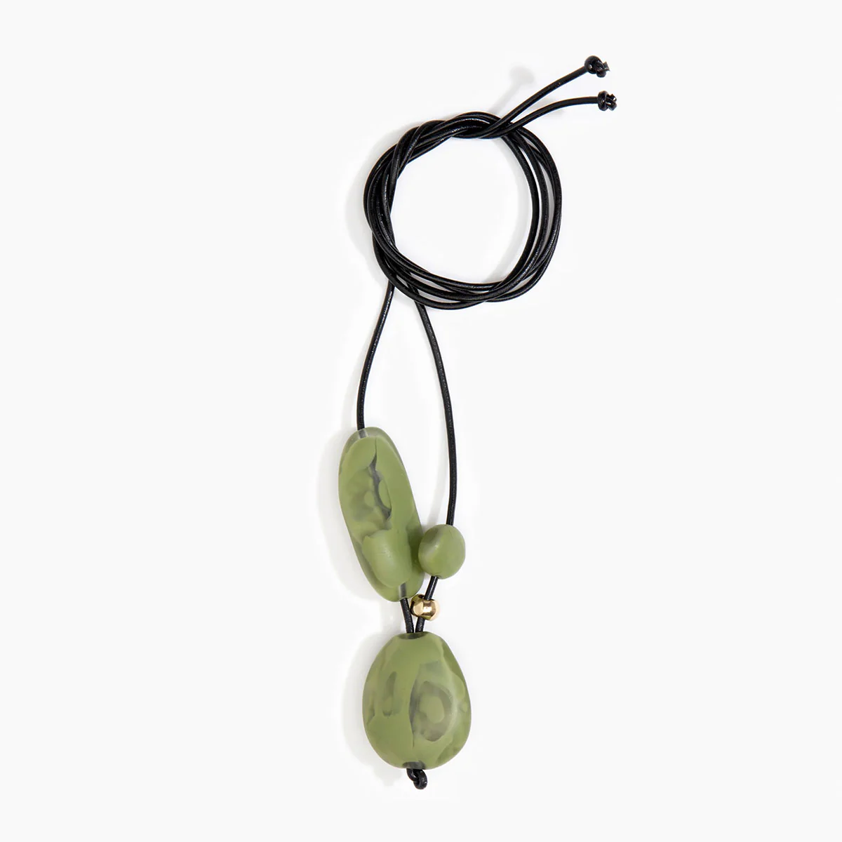 Pendant Rock Cluster Olive - Dinosaur Designs