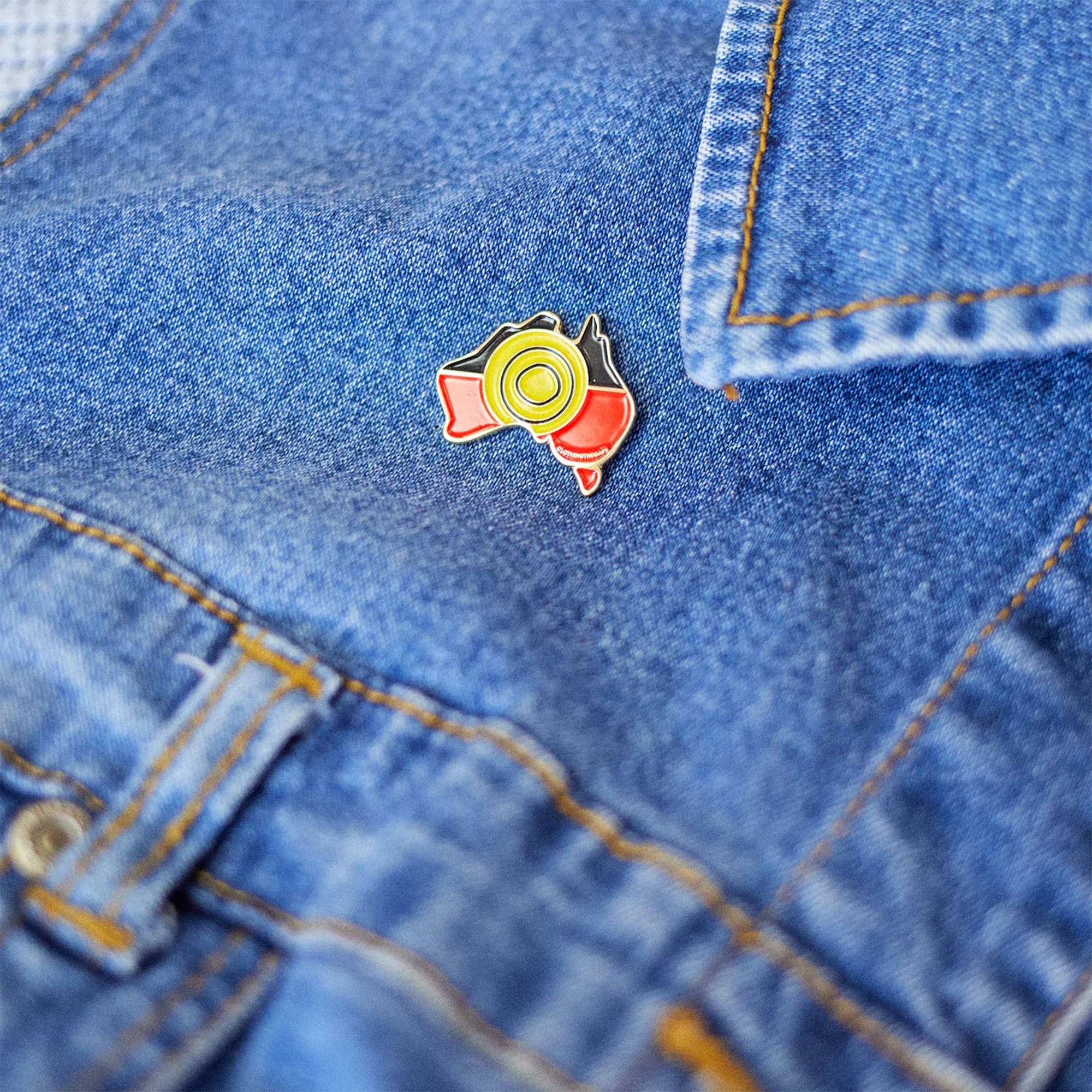 Pin Aboriginal Land - Clothing The Gaps - Image 2
