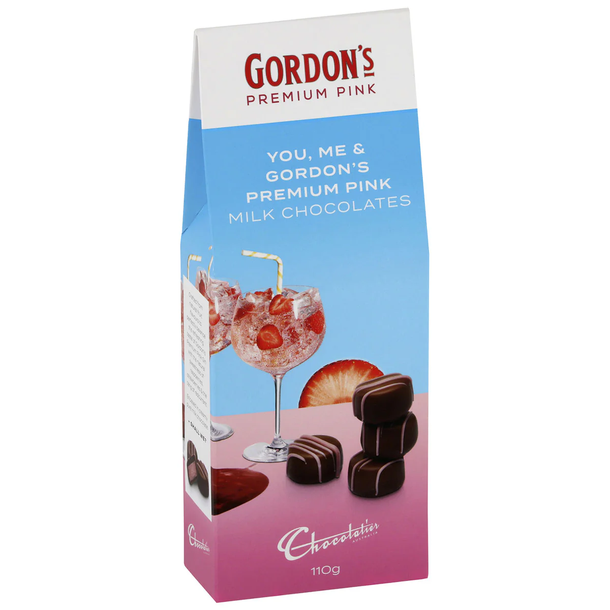 Pink Gin Milk Chocolate Liqueur Truffles 110g - Gourmet  Brands