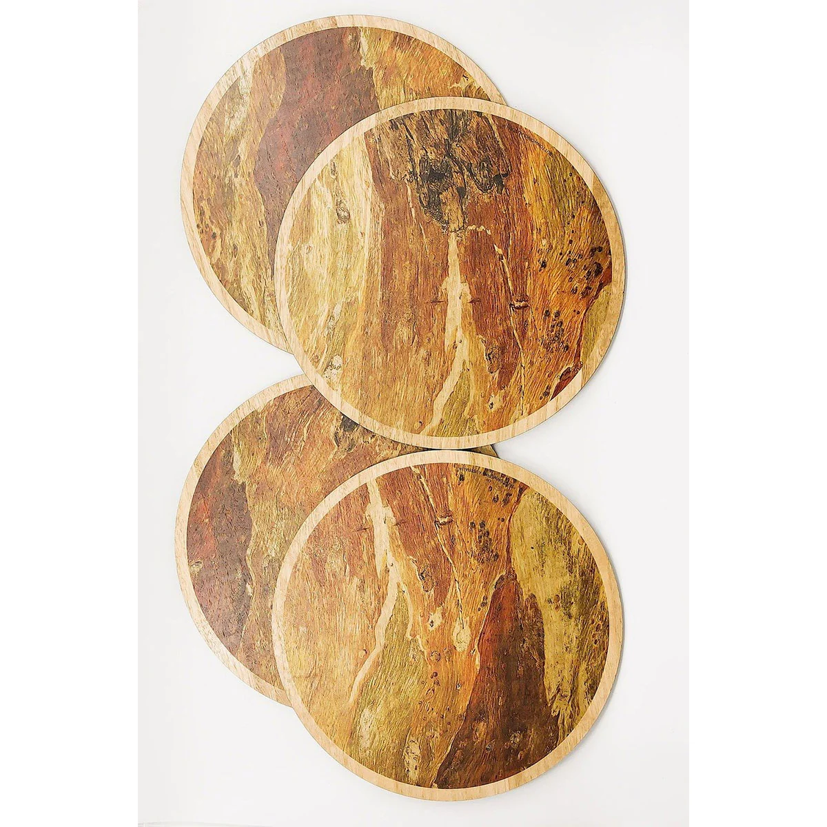 Placemats Gum Bark Set of 4 - Buttonworks - Image 2
