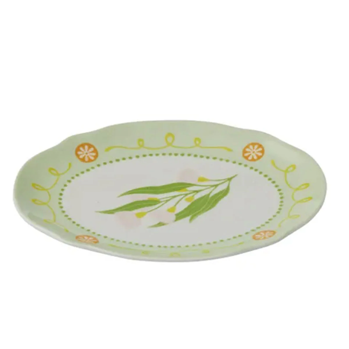 Plate Ceramic Madge Mint 19x14cm - Coast to Coast