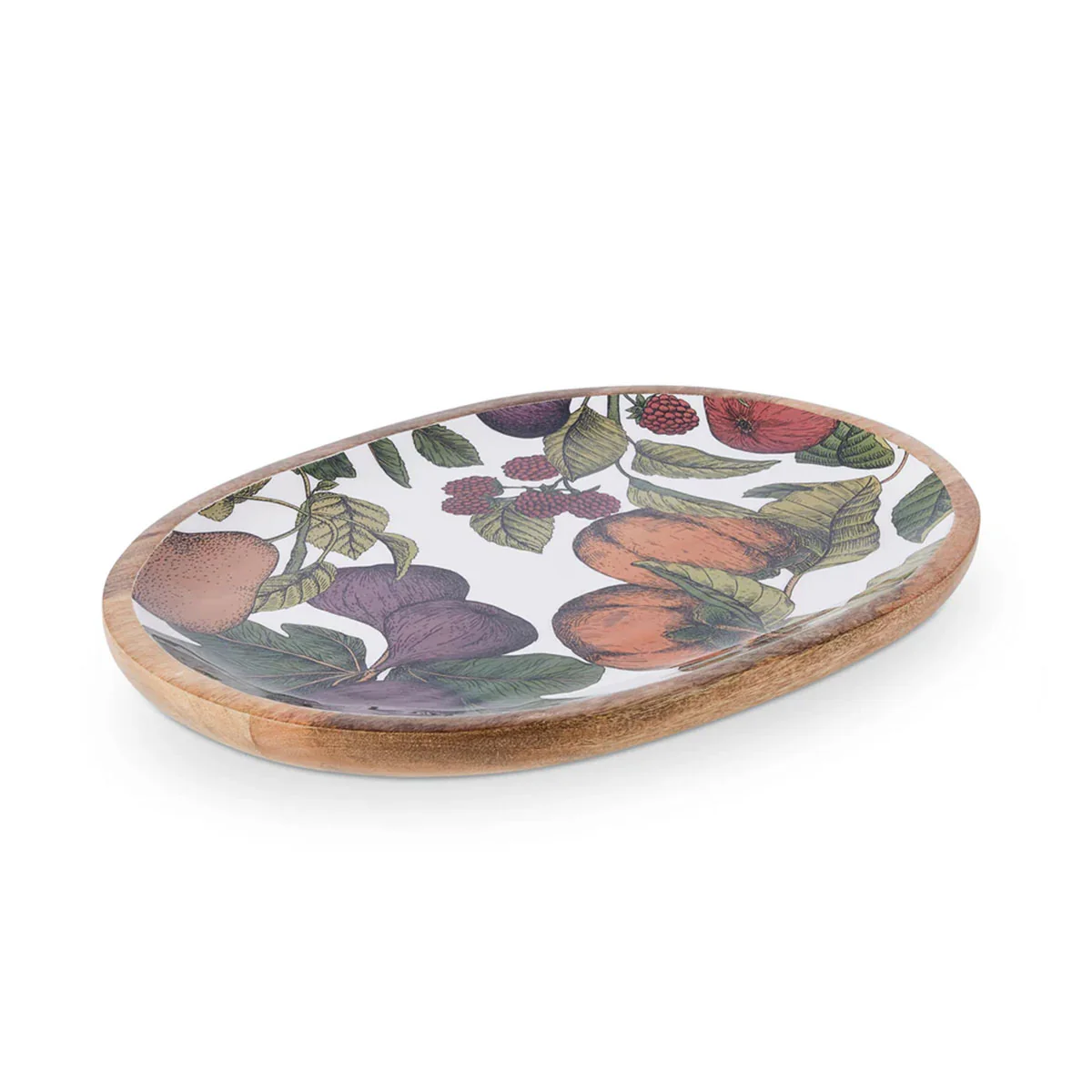 Platter Oval Orchard 40x28x2.5cm - Madras Link