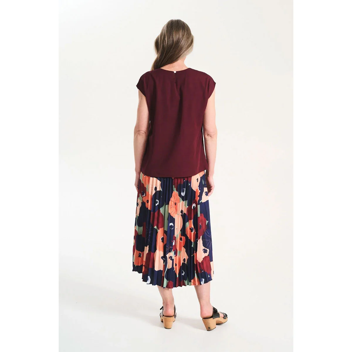 Pleated Skirt Zahara Peach - Olga de Polga - Image 3