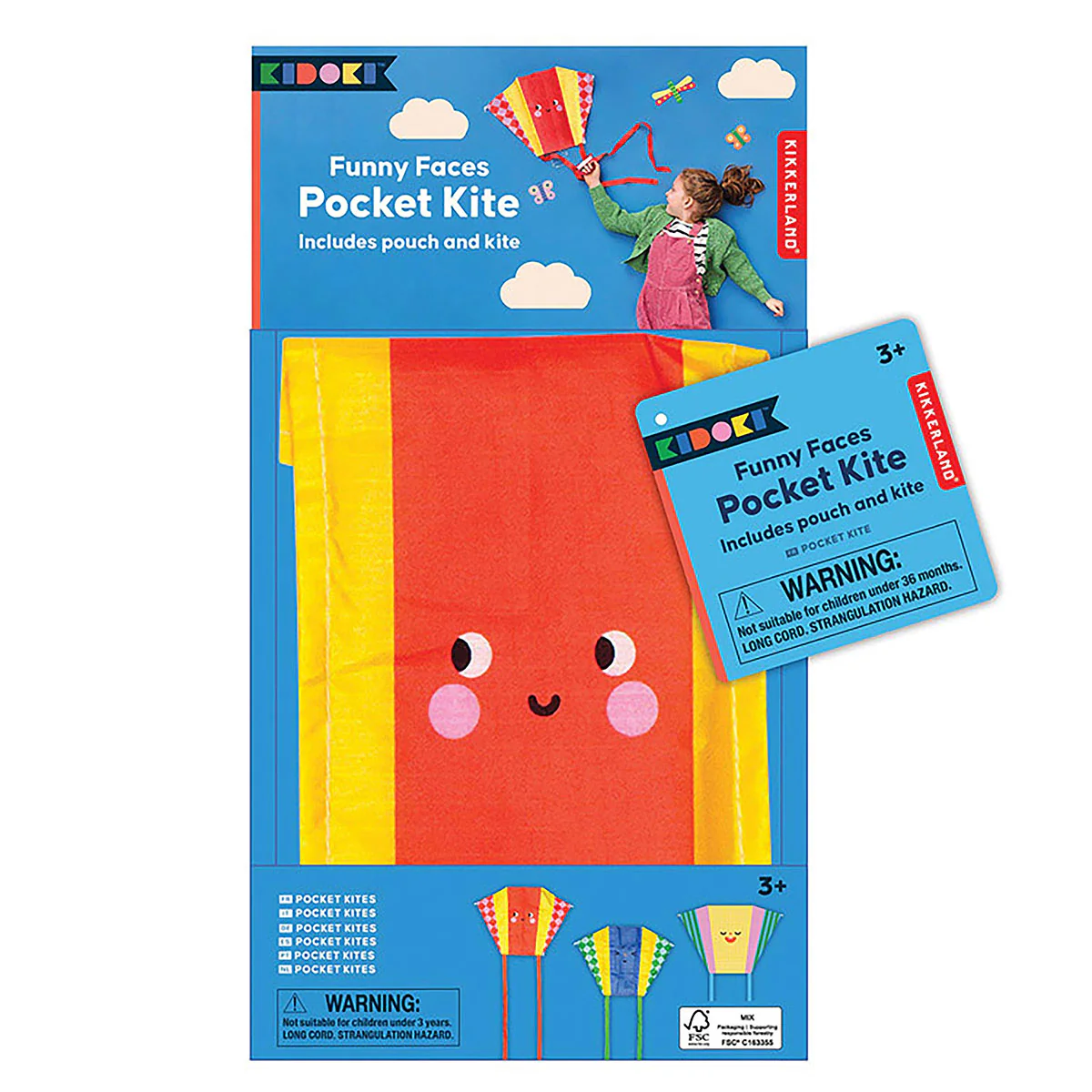 Pocket Kites Funny Faces Kidoki - Isalbi