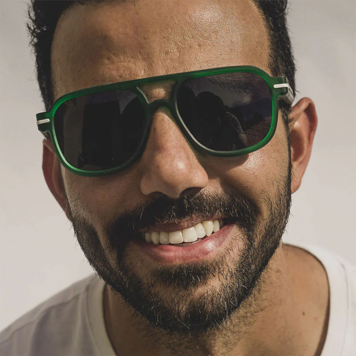 Polarised Sunglasses Newport Bottle Green - Image 3