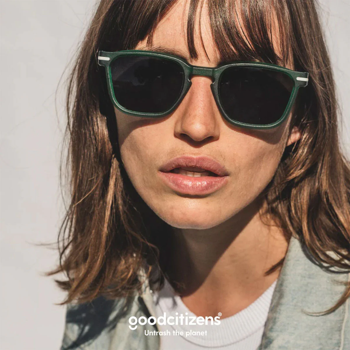 Polarised Sunglasses Palm Beach Bottle Green - Image 3