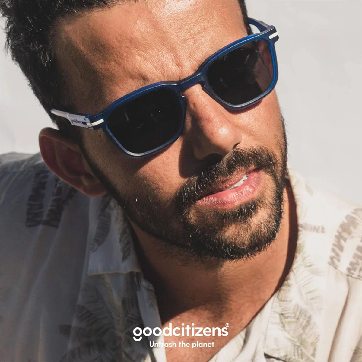 Polarised Sunglasses Palm Beach Ocean Blue - Image 3