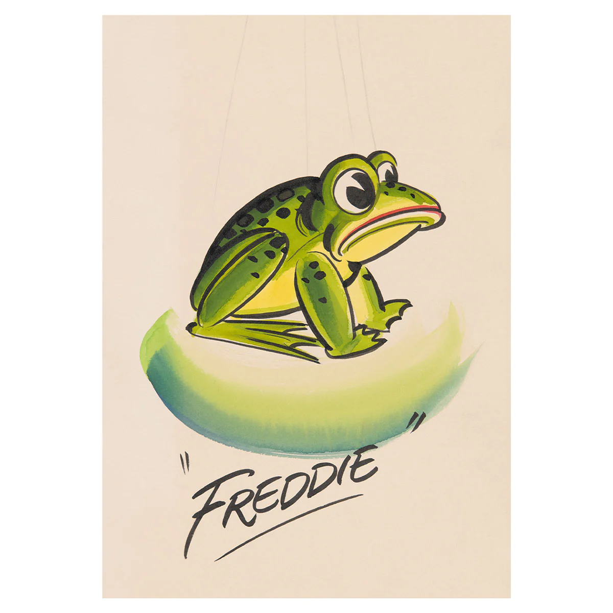 Postcard 'Freddie'