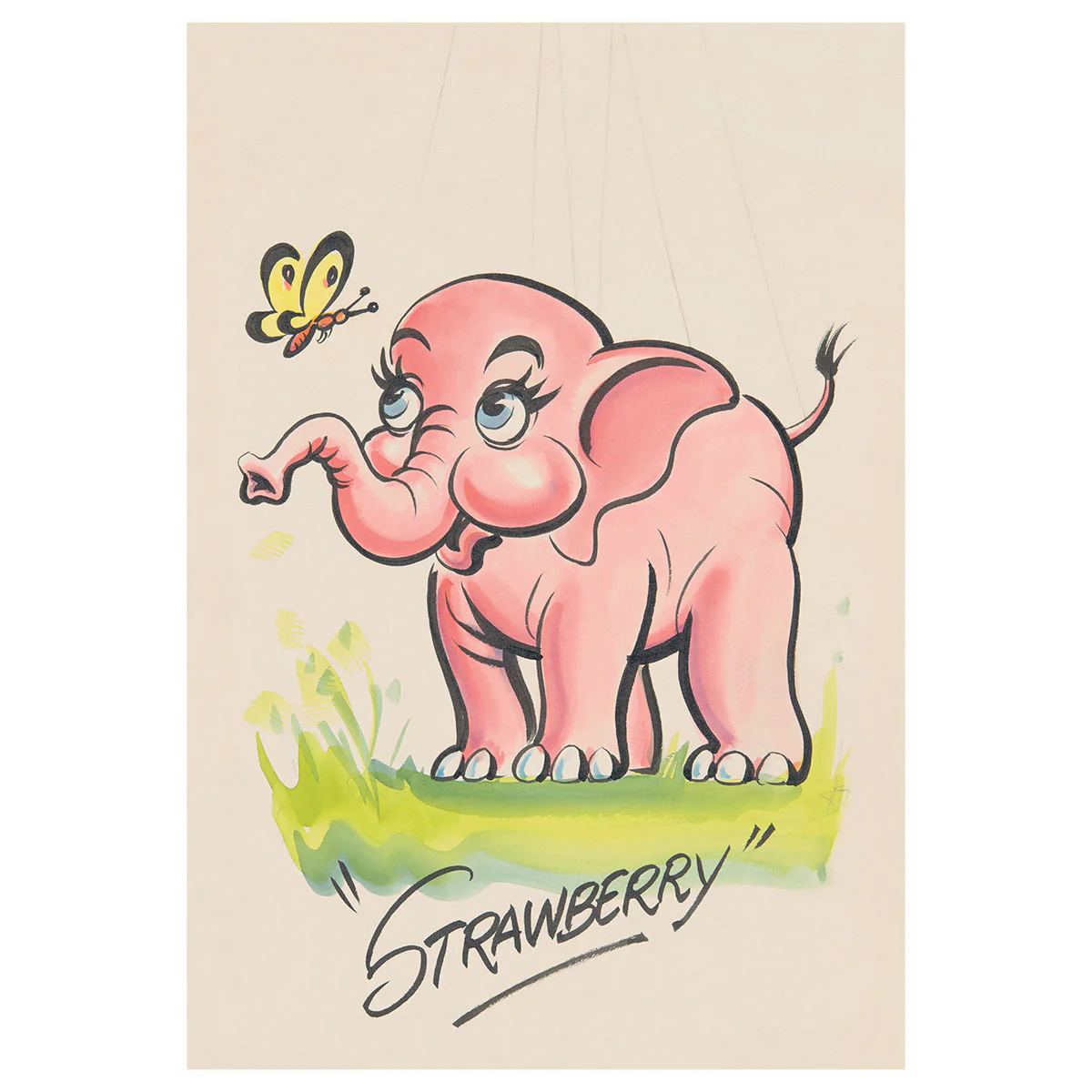 Postcard 'Strawberry'