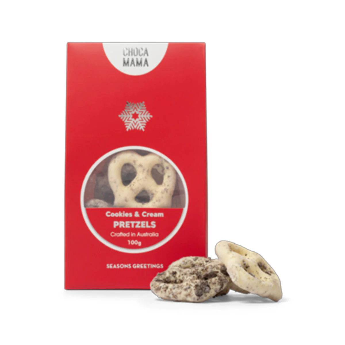 Pretzels Cookies & Cream Box 100g - Chocamama