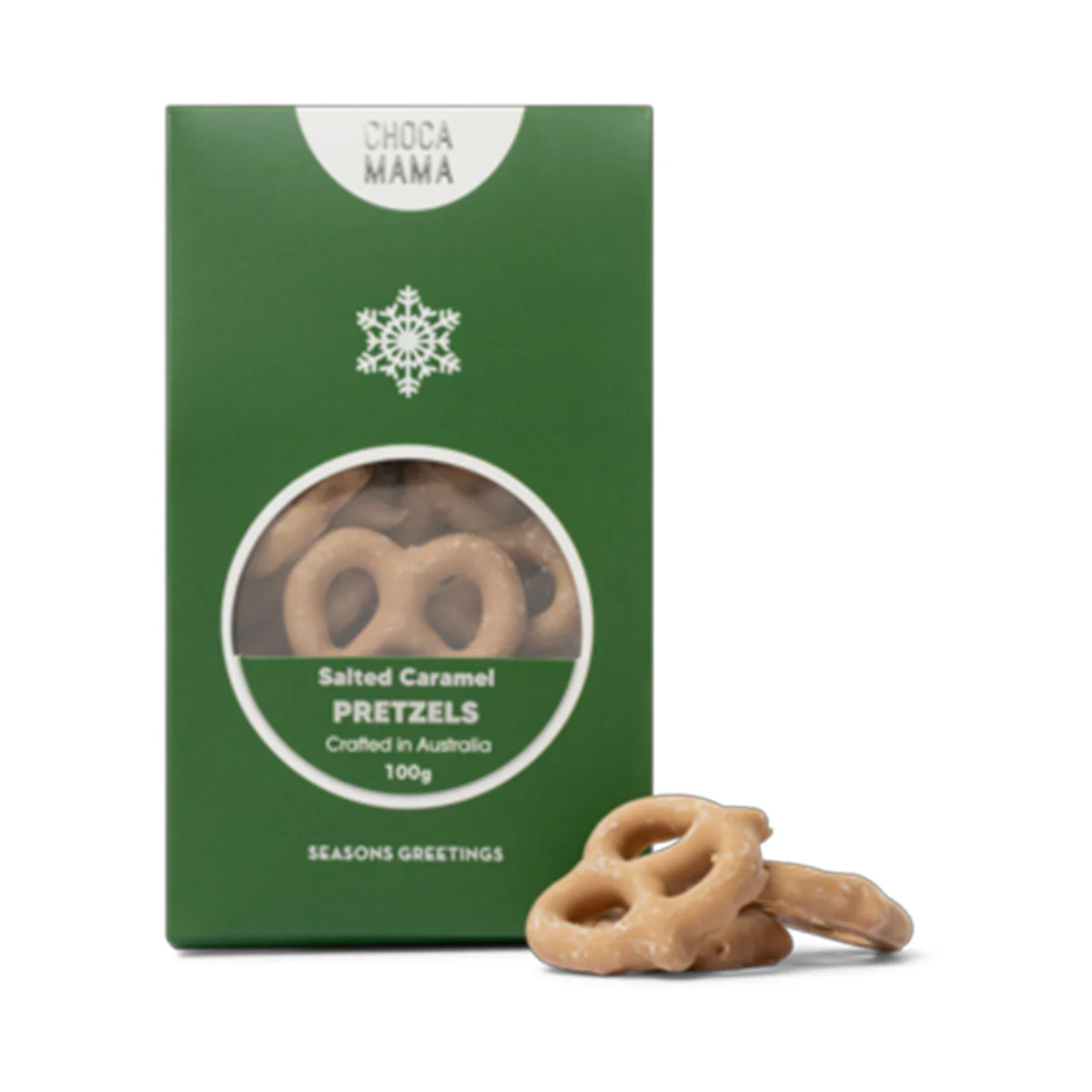 Pretzels Salted Caramel Box 100g - Chocamama