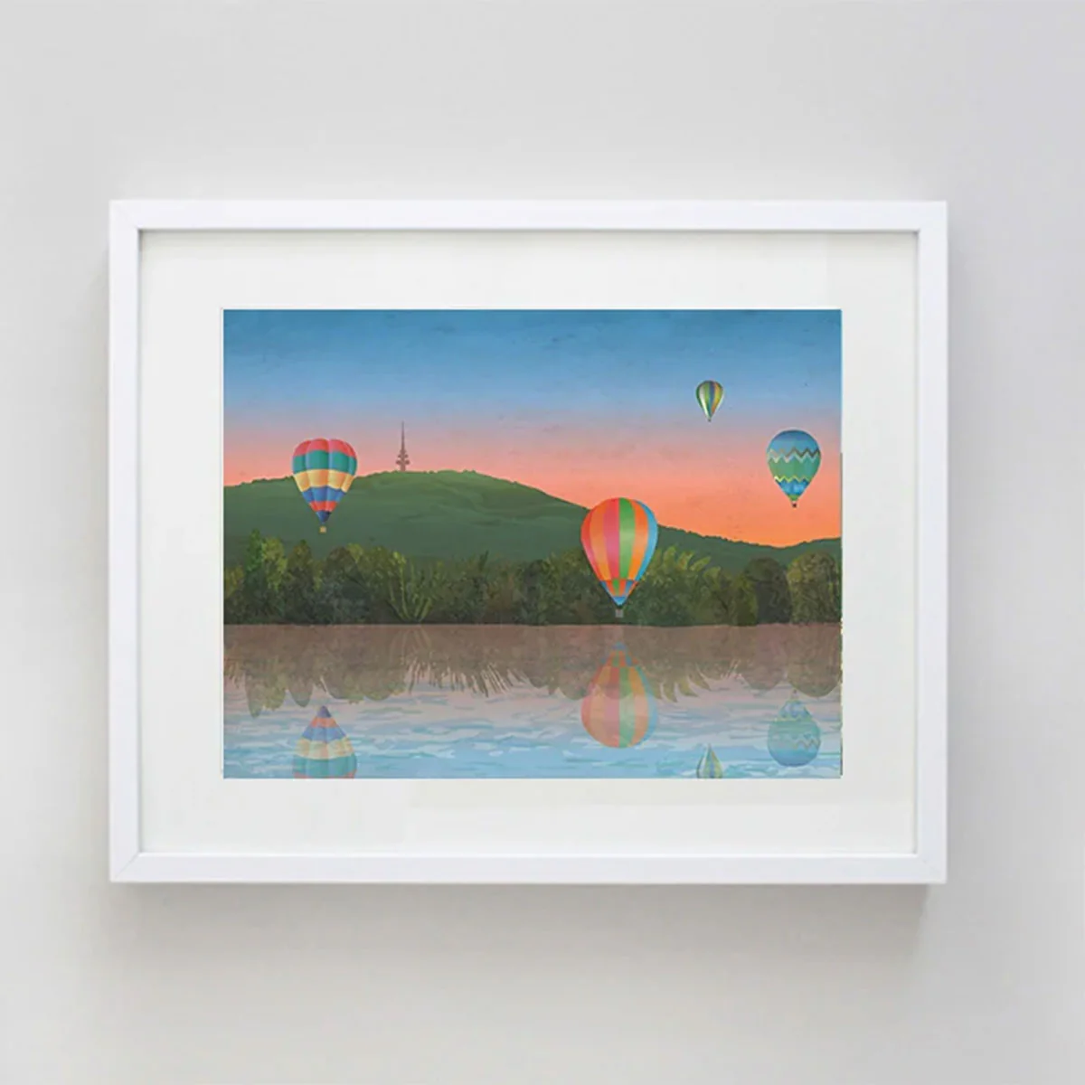 Print A3 Canberra Reflection - La Source