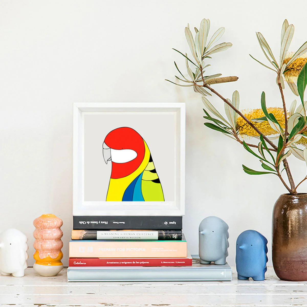 Print Eastern Rosella 21x21cm - Eggpicnic - Image 2