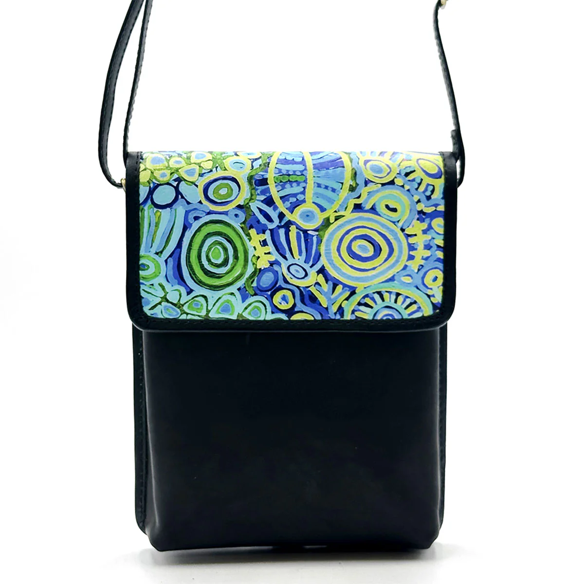 Printed Leather Sling Bag Cedric Varcoe BCVA748 - Better World Arts