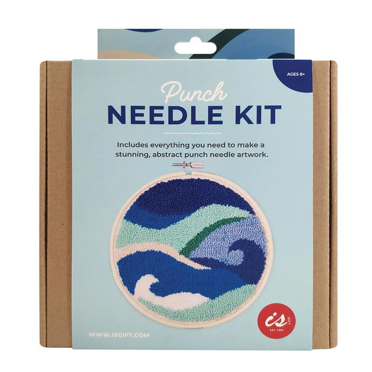 Punch Needle Kit Abstract Landscape Forrest - Isalbi - Image 6