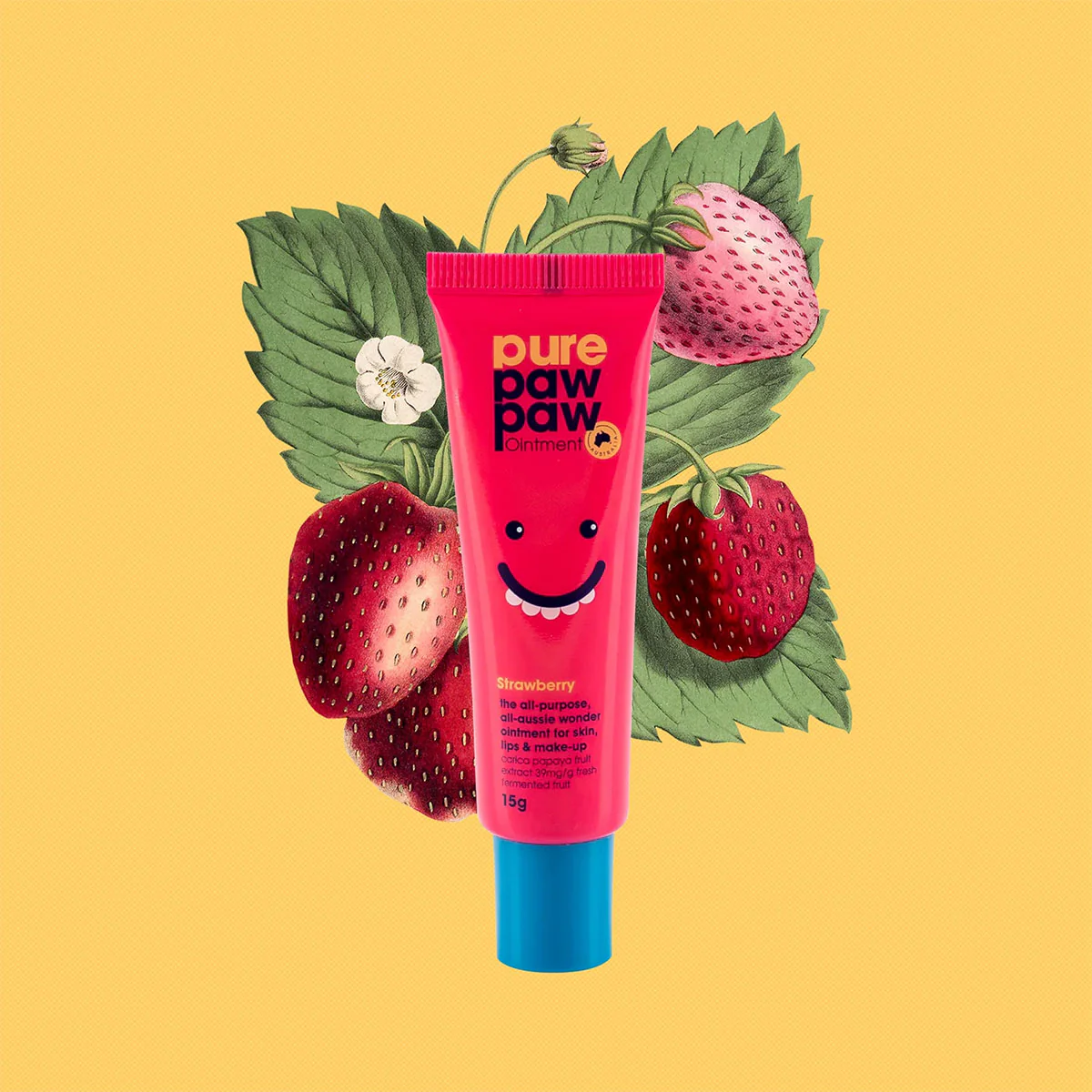 Pure Paw Paw Ointment Strawberry 15g - Core Metrics