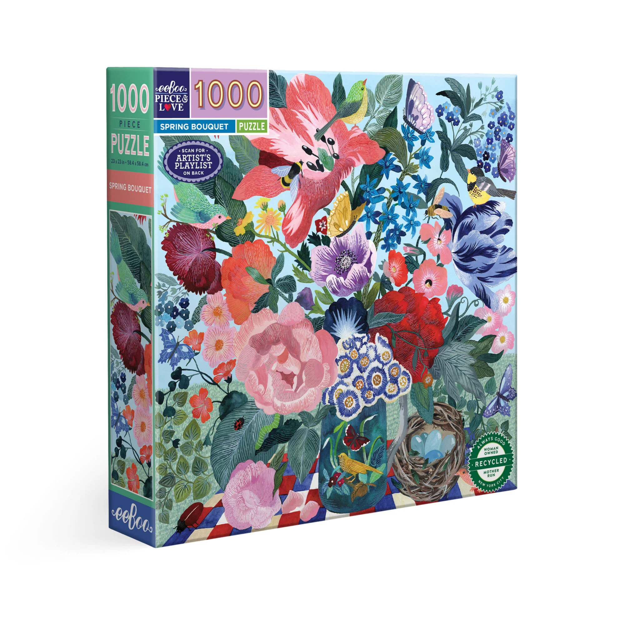 Puzzle 1000 Piece Spring Bouquet - Bobangles