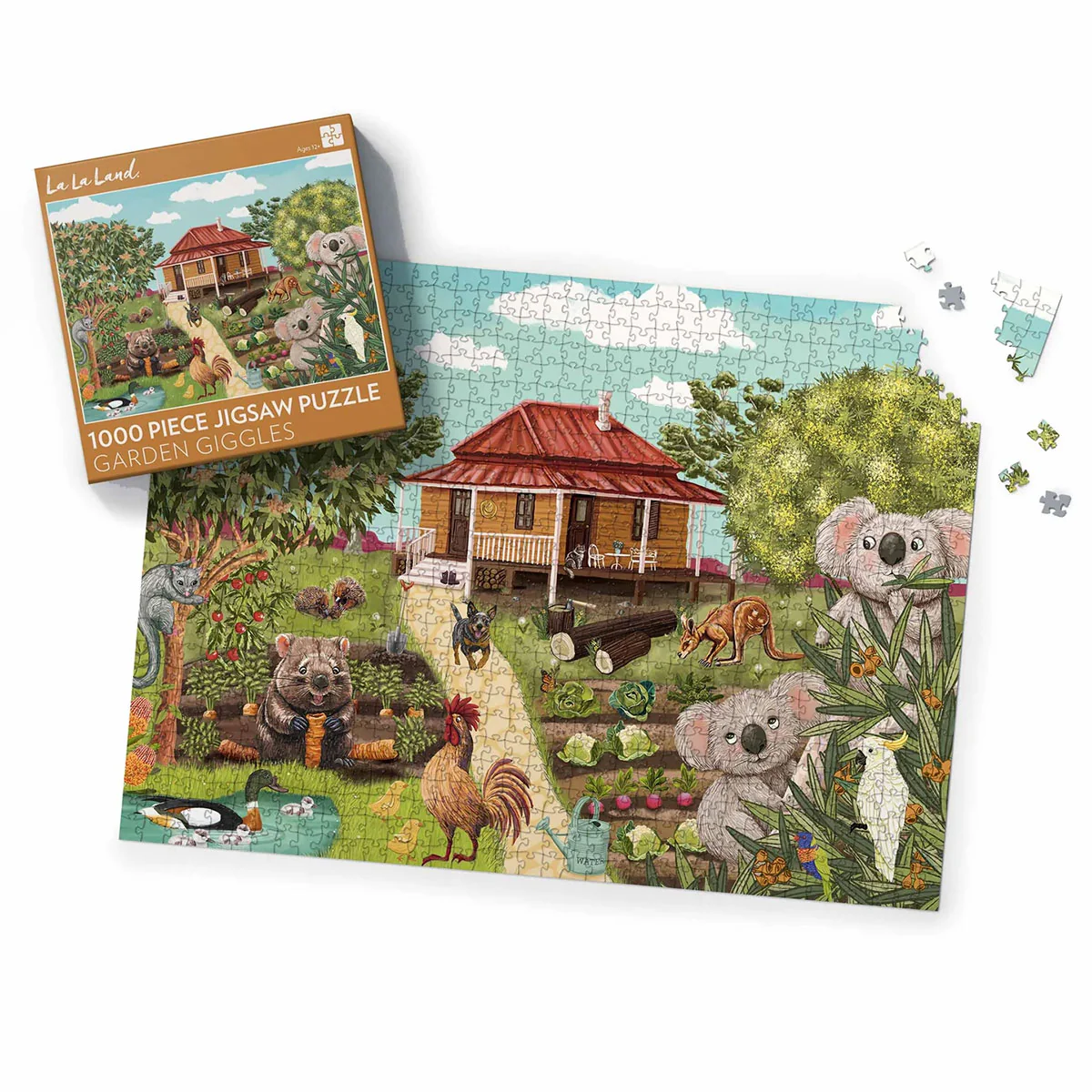 Puzzle 1000pc Garden Giggles - La La Land