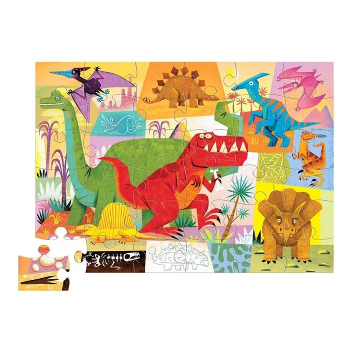 Floor Puzzle Dinosaur 36pc - Tiger Tribe - Image 2