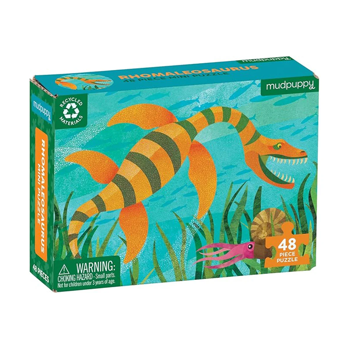 Puzzle Rhomaleosaurus Mini 48 piece - Bobangles