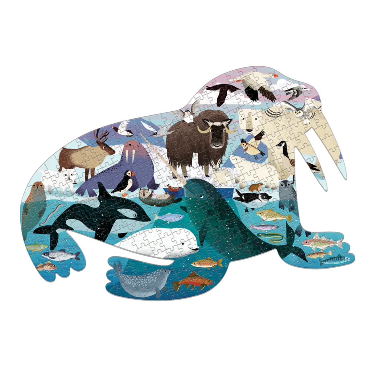 Puzzle Shaped Arctic Life 300pc - Image 2